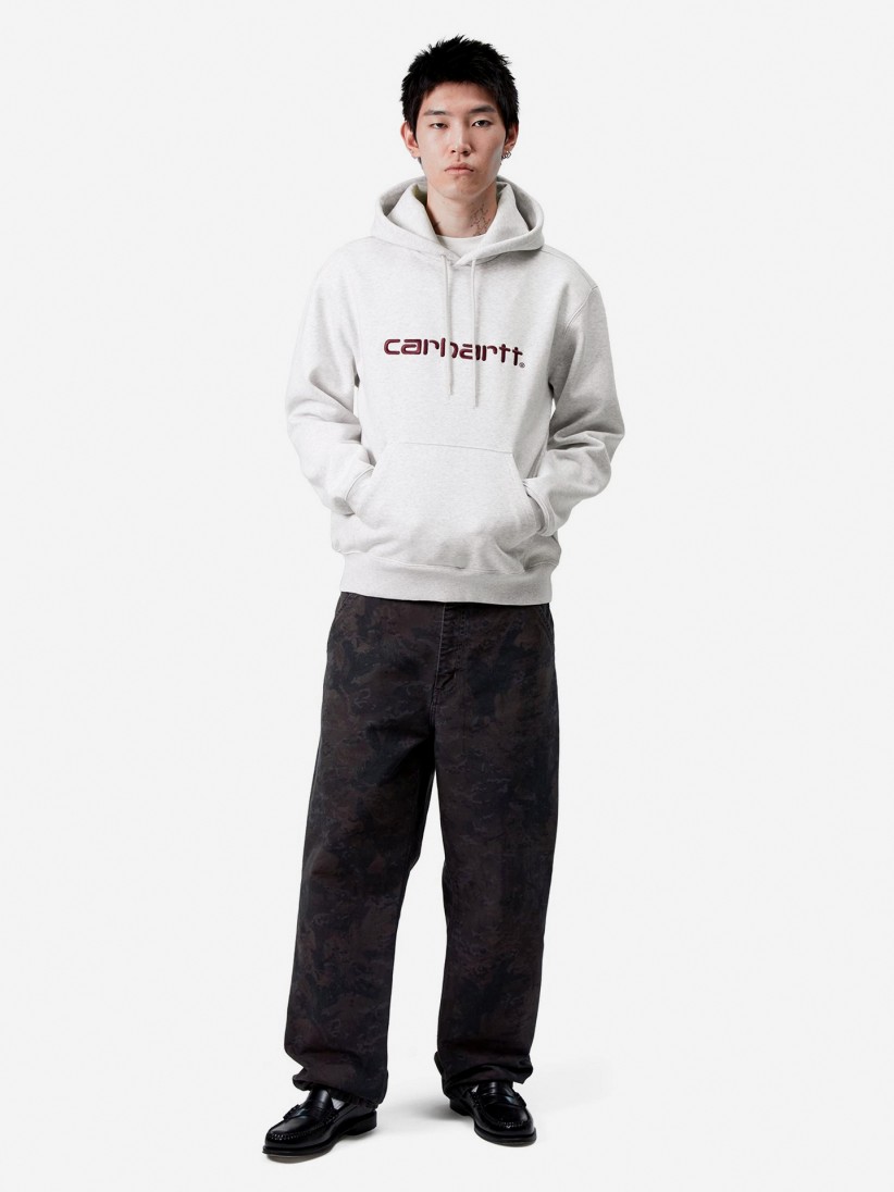 Camisola com Capuz Carhartt WIP Sweat Cinzenta