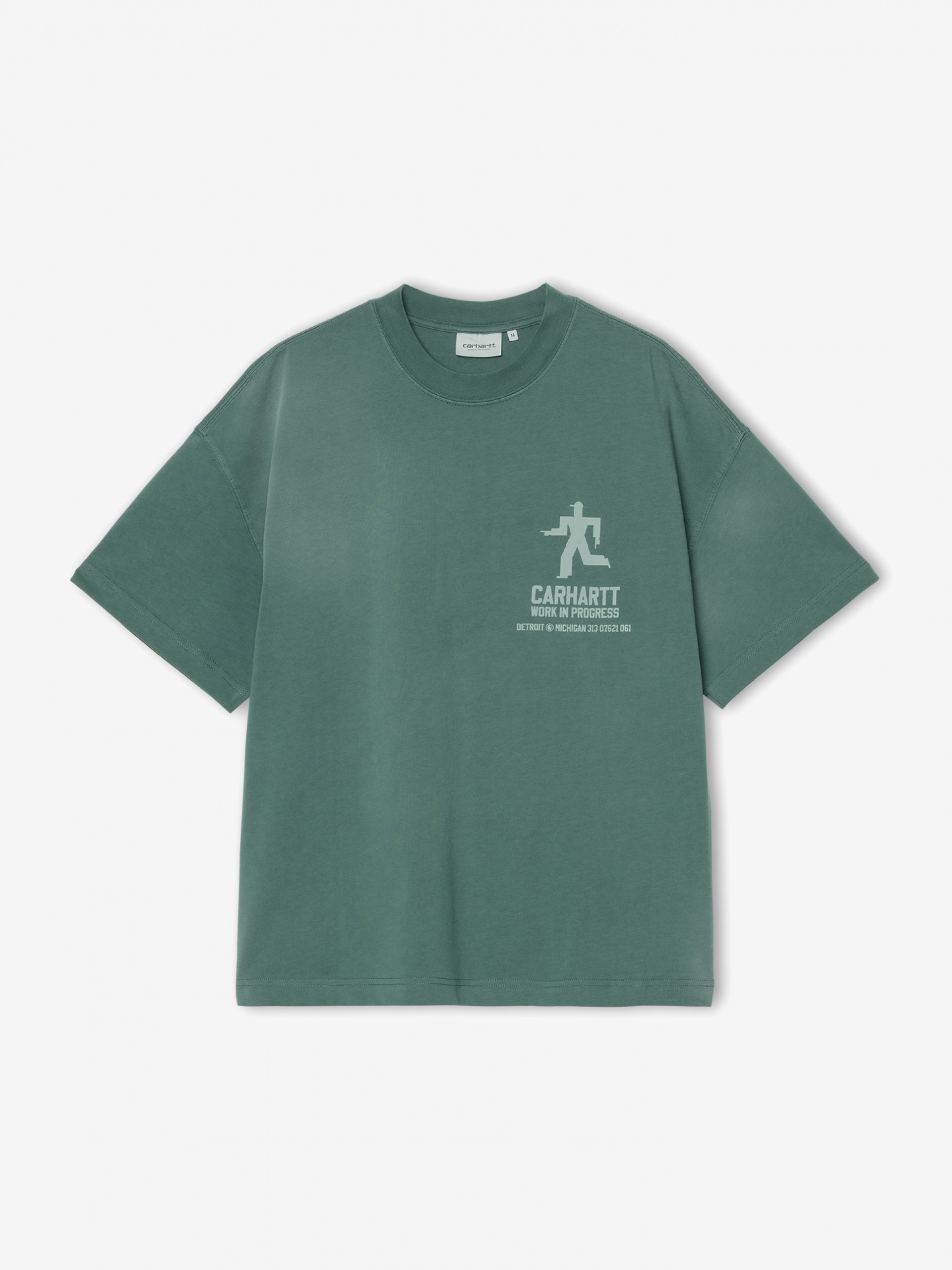 T-shirt Carhartt WIP Distance Verde
