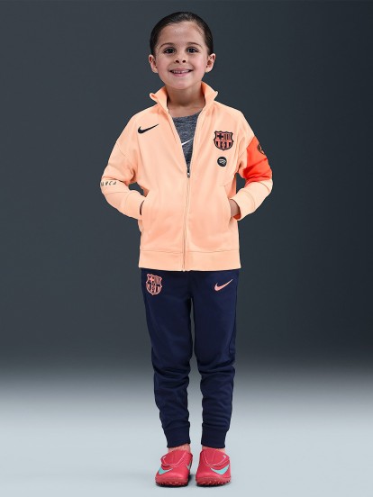 Fato De Treino Nike Strike F. C. Barcelona Criana Ep25/26