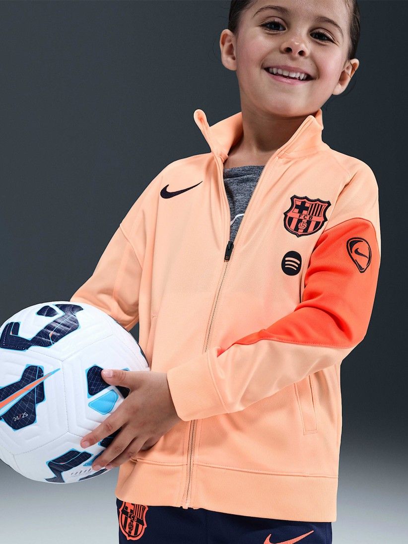 Fato De Treino Nike Strike F. C. Barcelona Criana Ep25/26