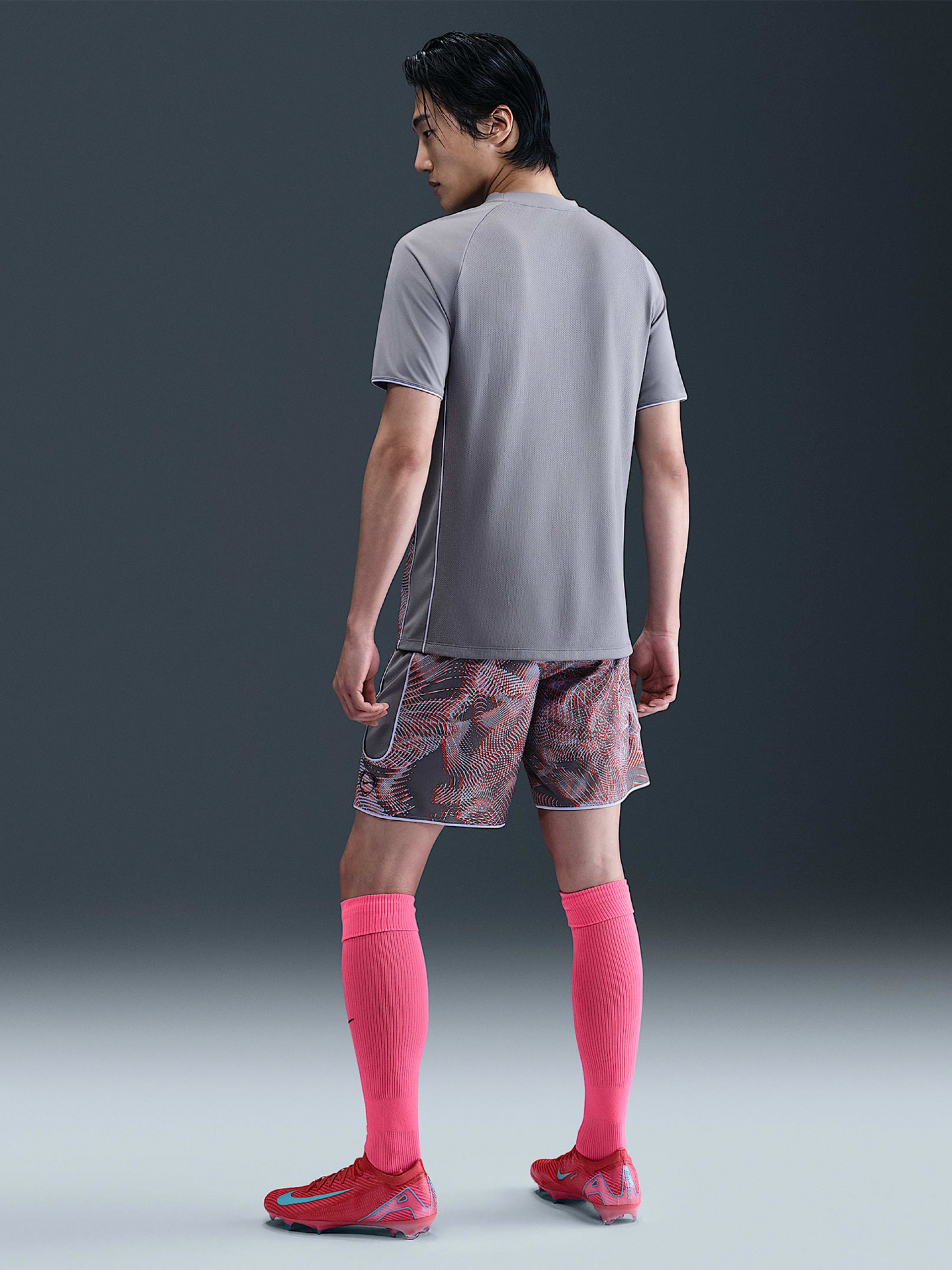 Nike Dri-FIT Academy+ 22cm Grey Football Shorts For Men