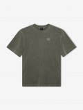 Camiseta Deus Ex Machina Shield Garment Dyed Verde