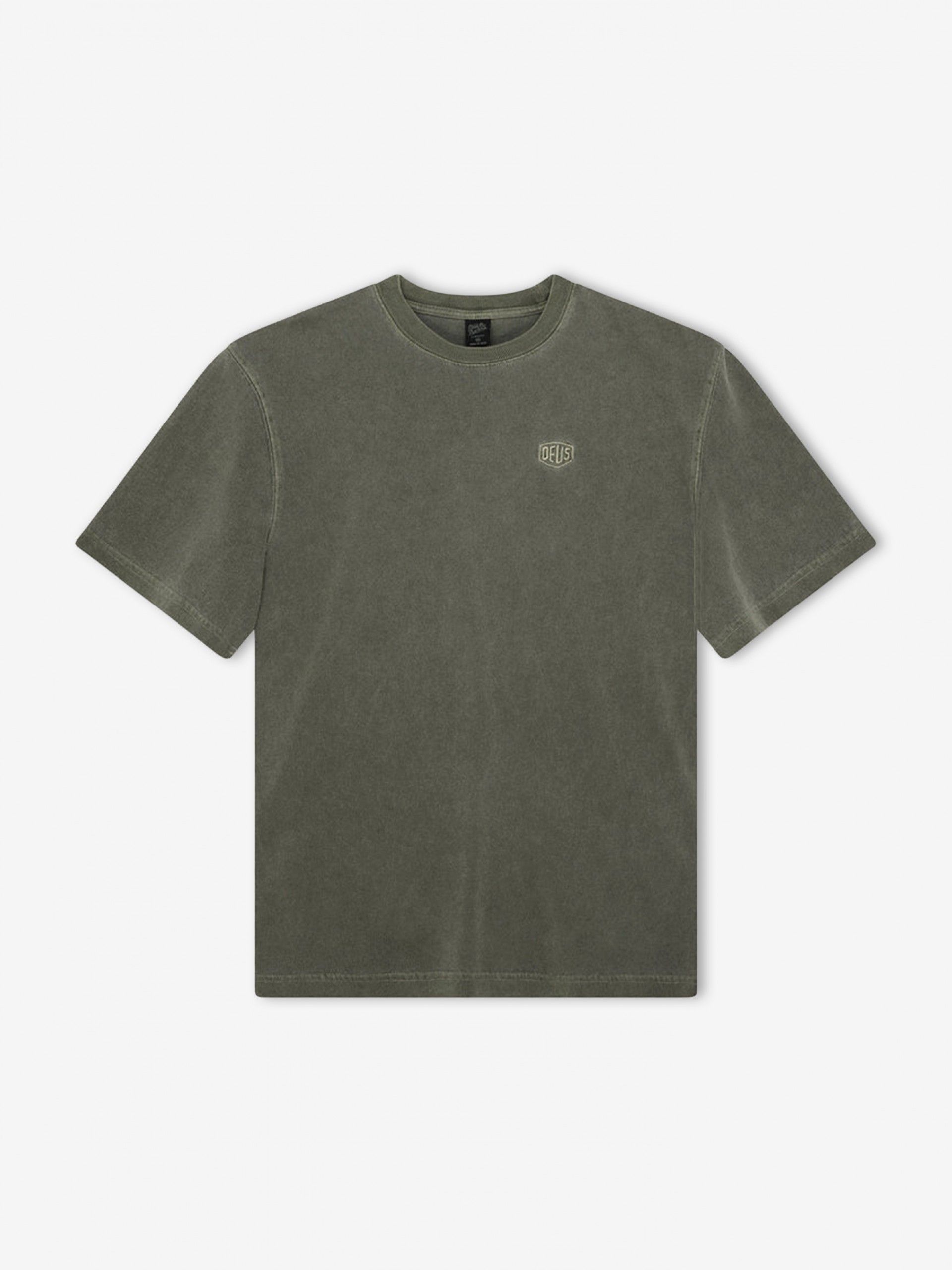 T-shirt Deus Ex Machina Shield Garment Dyed Verde