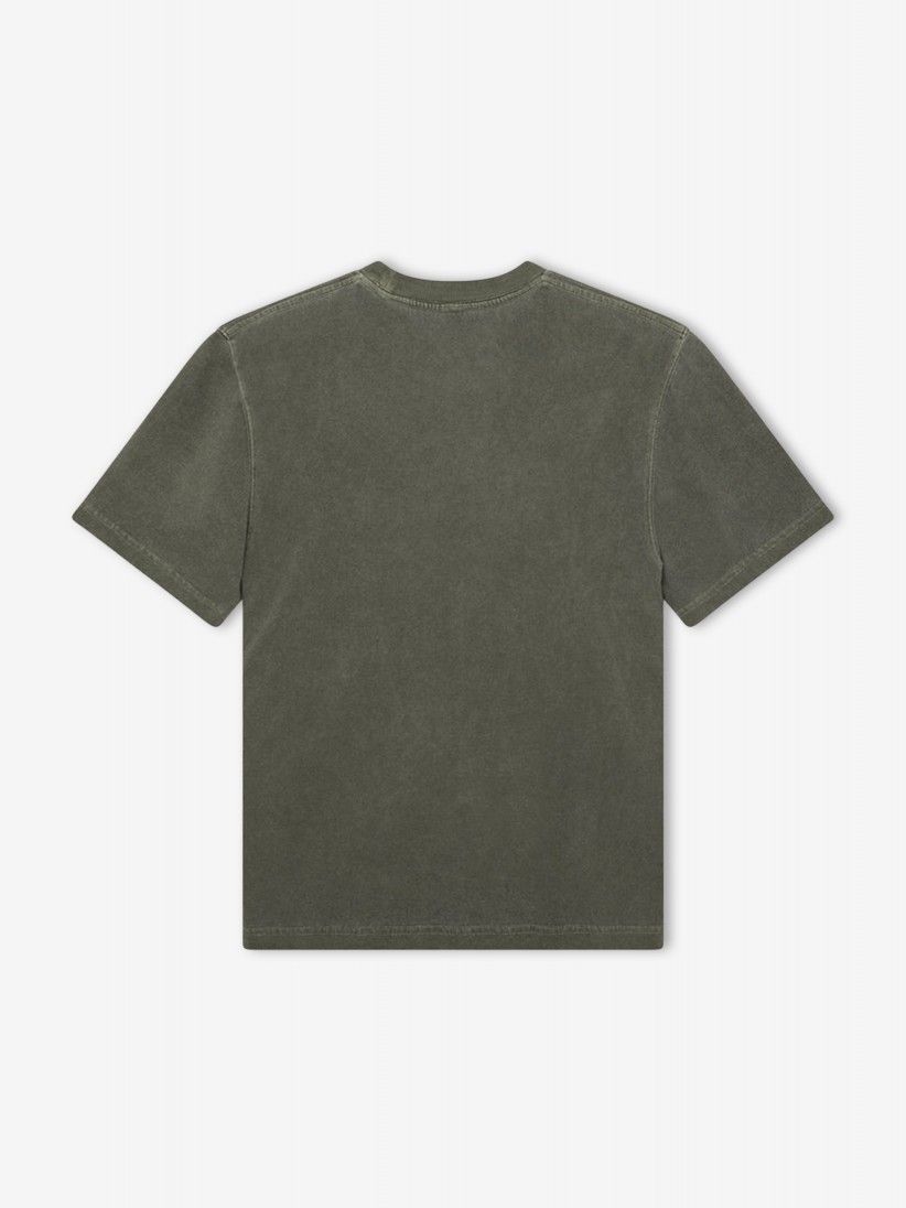 Camiseta Deus Ex Machina Shield Garment Dyed Verde