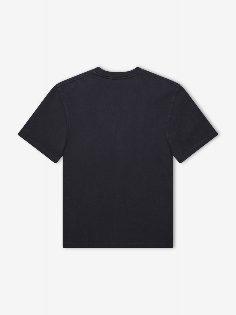 Camiseta Deus Ex Machina Shield Garment Dyed Negra