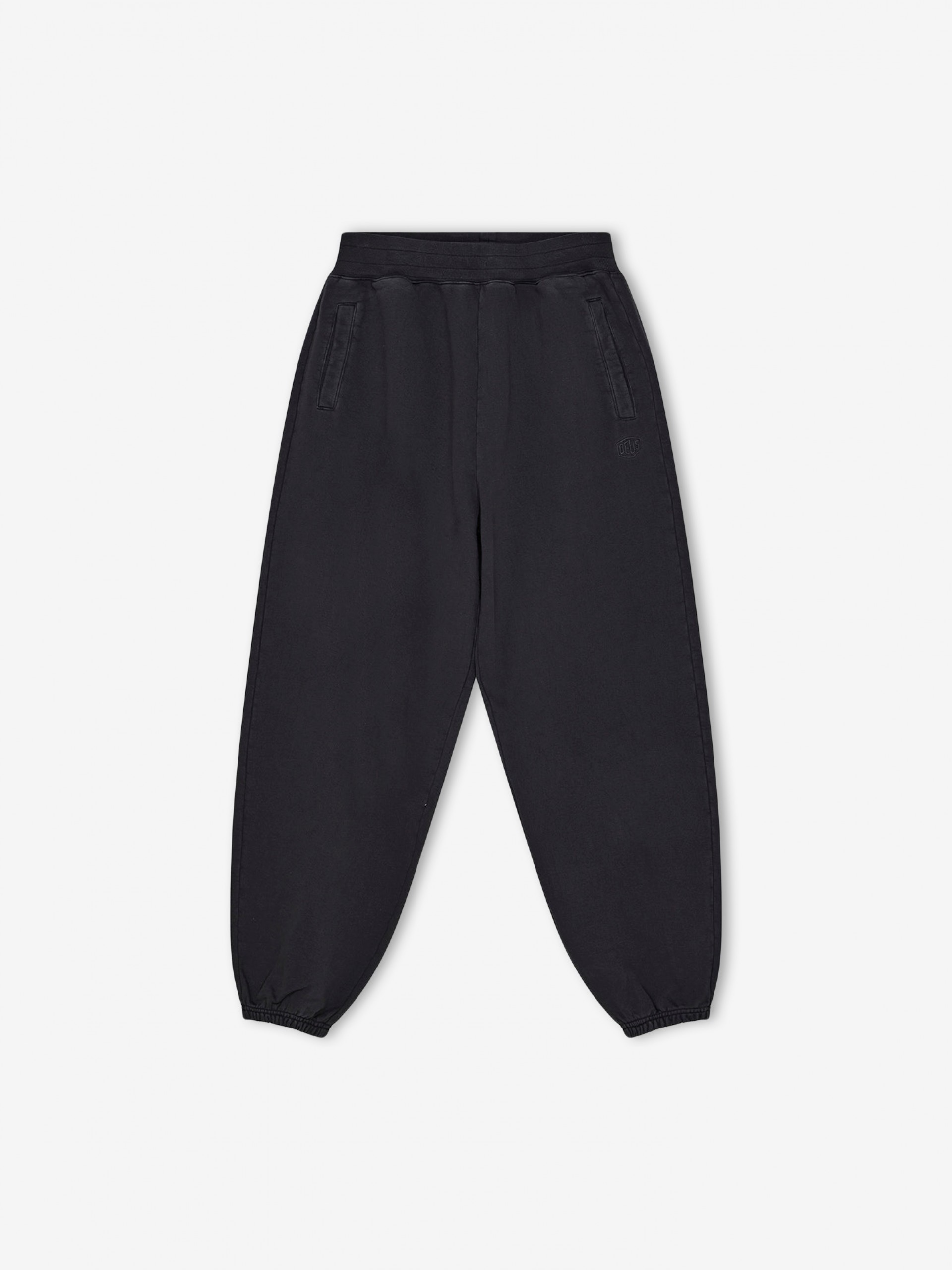 Calças Deus Ex Machina Shield Garment Dyed Pretas