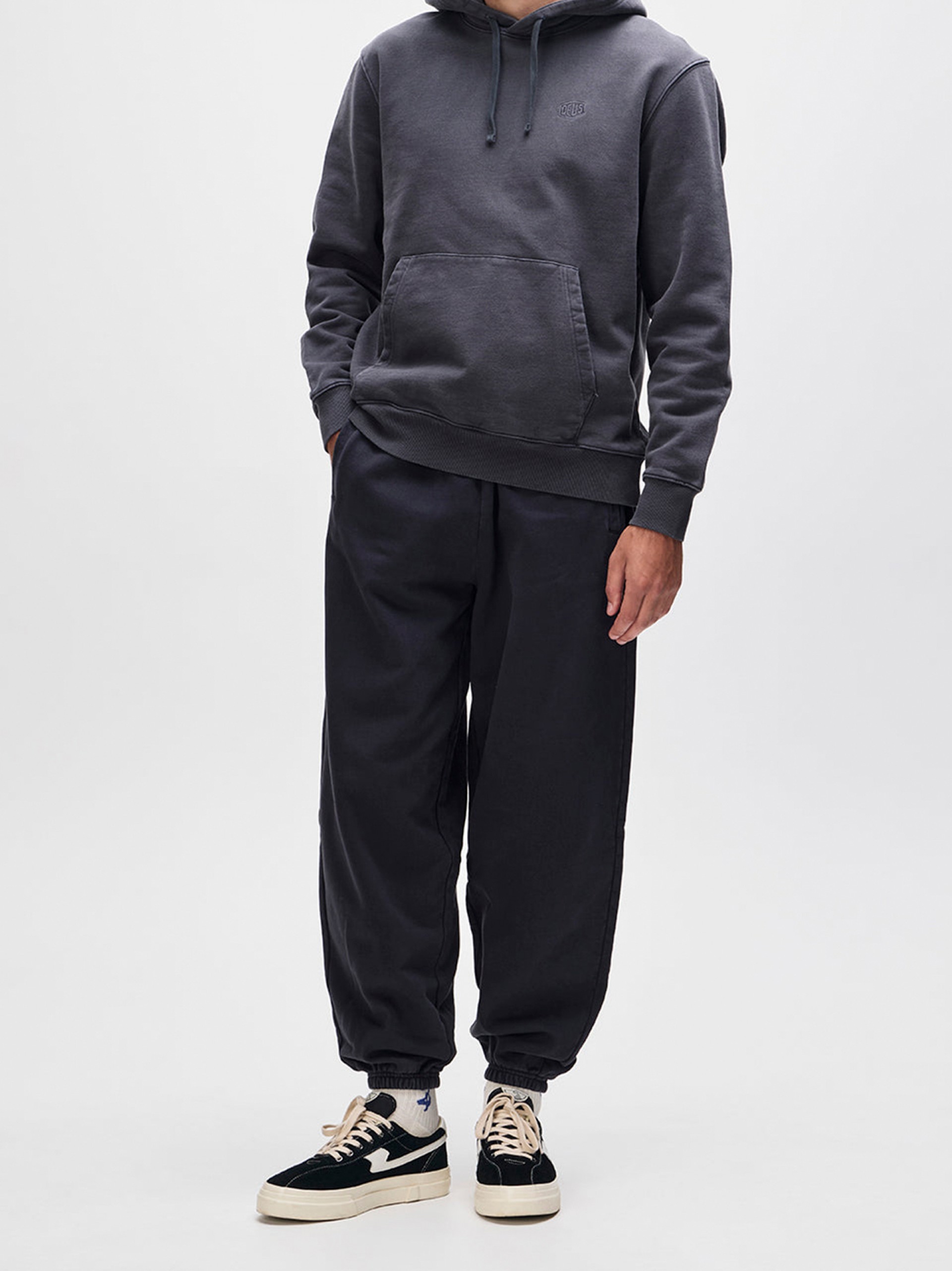 Calças Deus Ex Machina Shield Garment Dyed Pretas