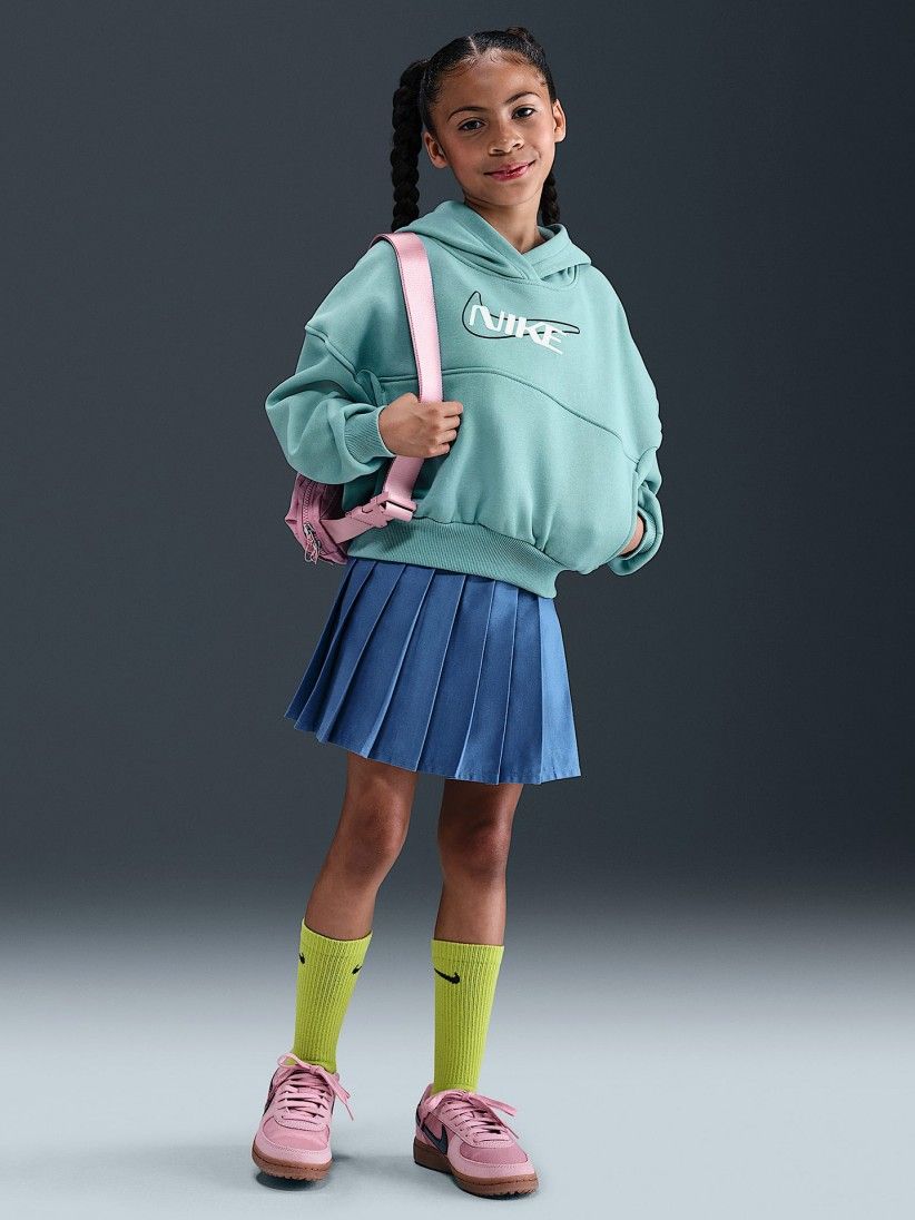 Camisola com Capuz Nike Sportswear Club Fleece Jnior Azul