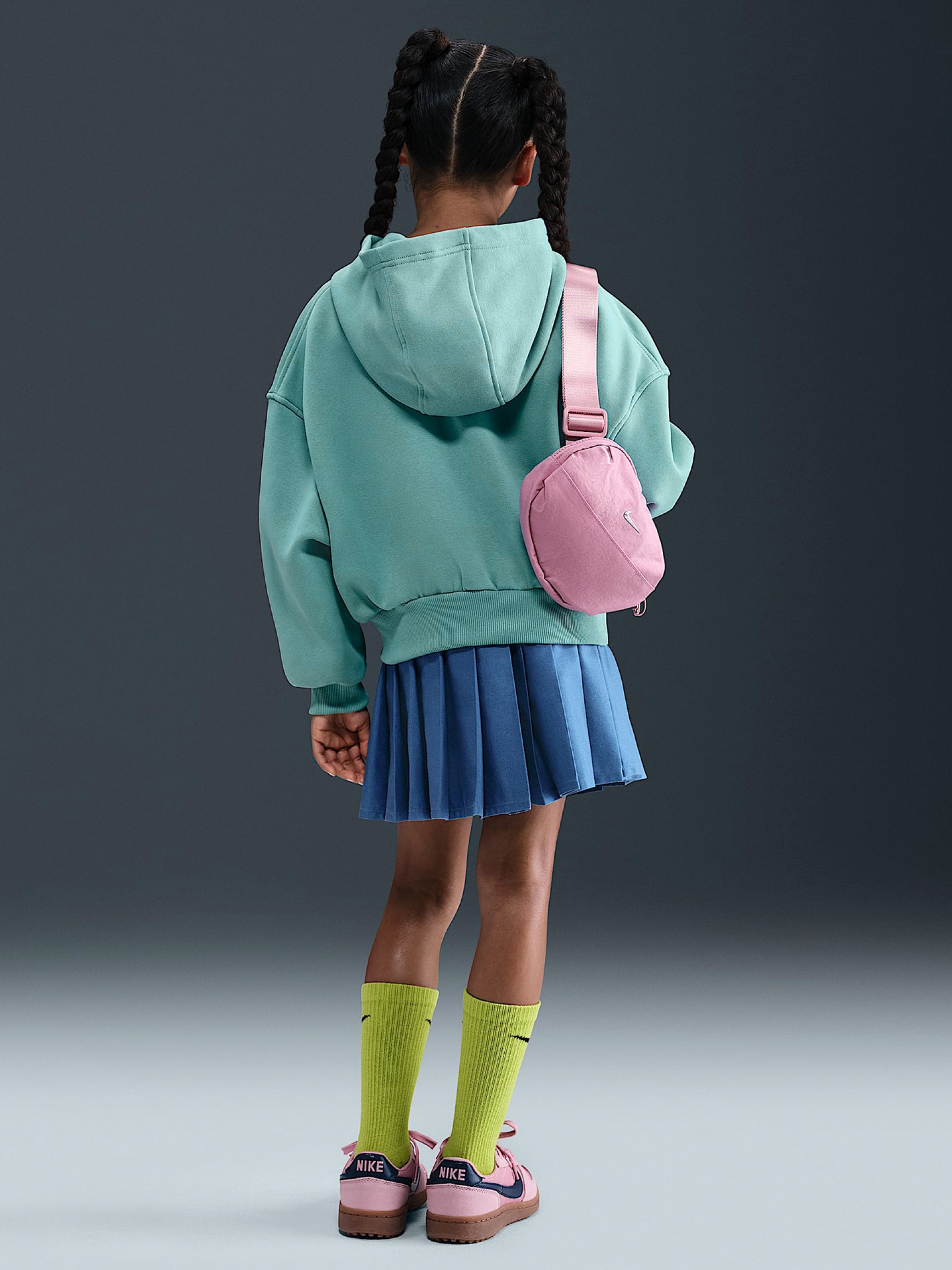 Nike Sportswear Club Fleece Junior Blue Hoodie