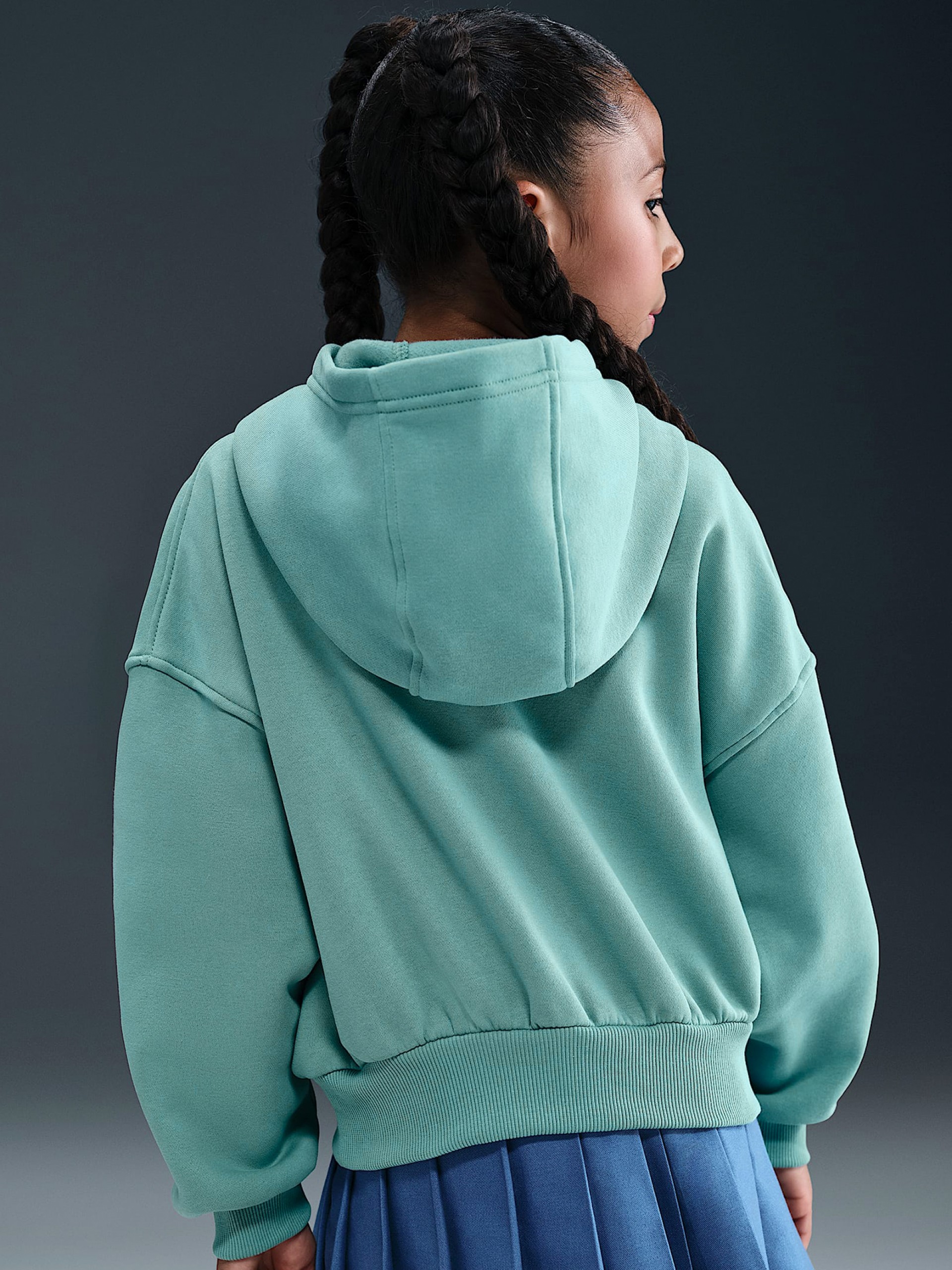 Nike Sportswear Club Fleece Junior Blue Hoodie