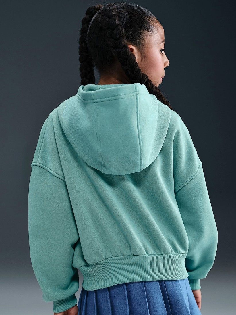 Camisola com Capuz Nike Sportswear Club Fleece Jnior Azul