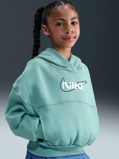 Camisola com Capuz Nike Sportswear Club Fleece Jnior Azul