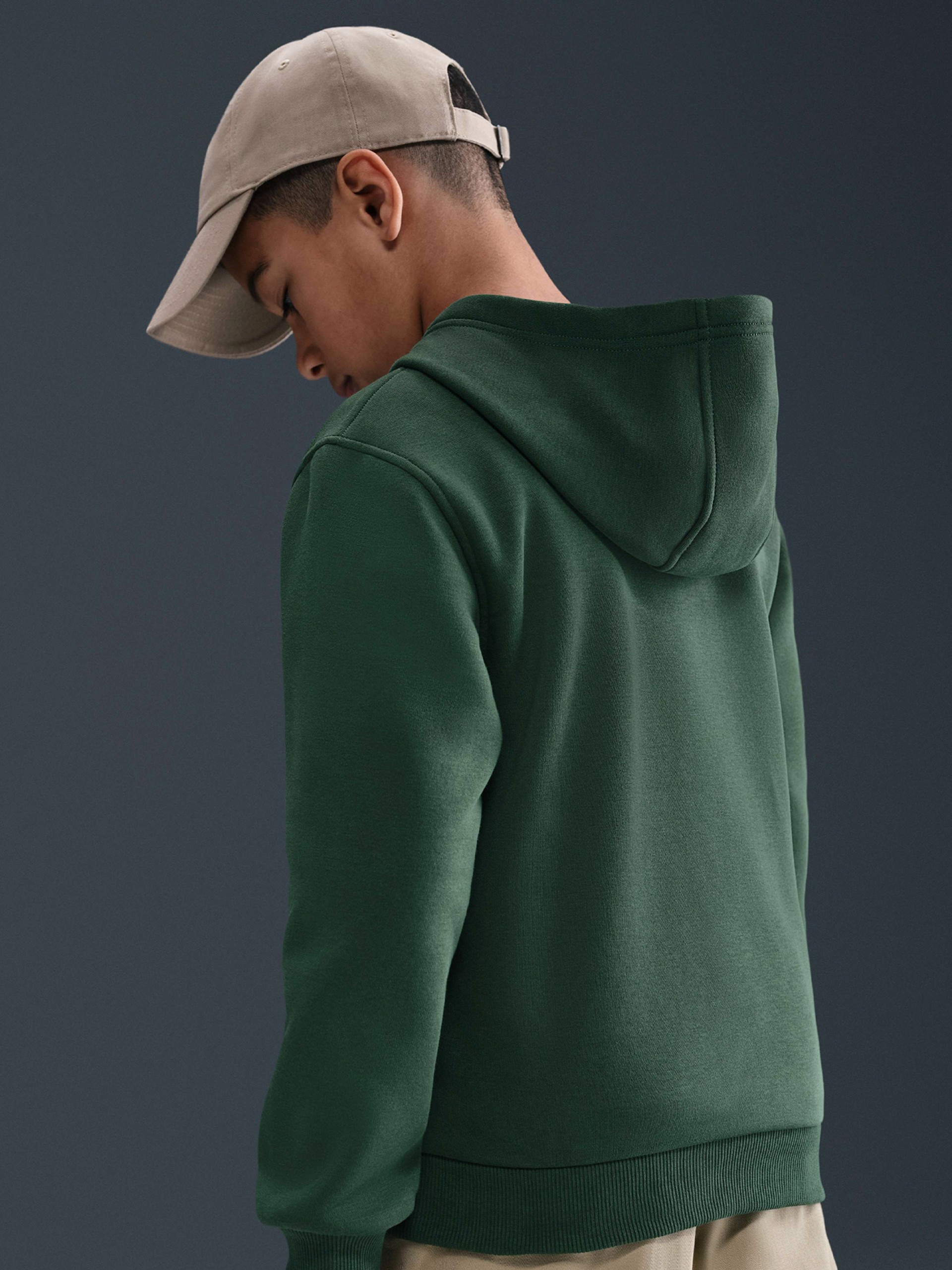 Nike Sportswear Club Fleece Junior Green Hoodie