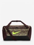 Saco Nike Brasilia 9.5 Pequeno 41L Castanho e Verde