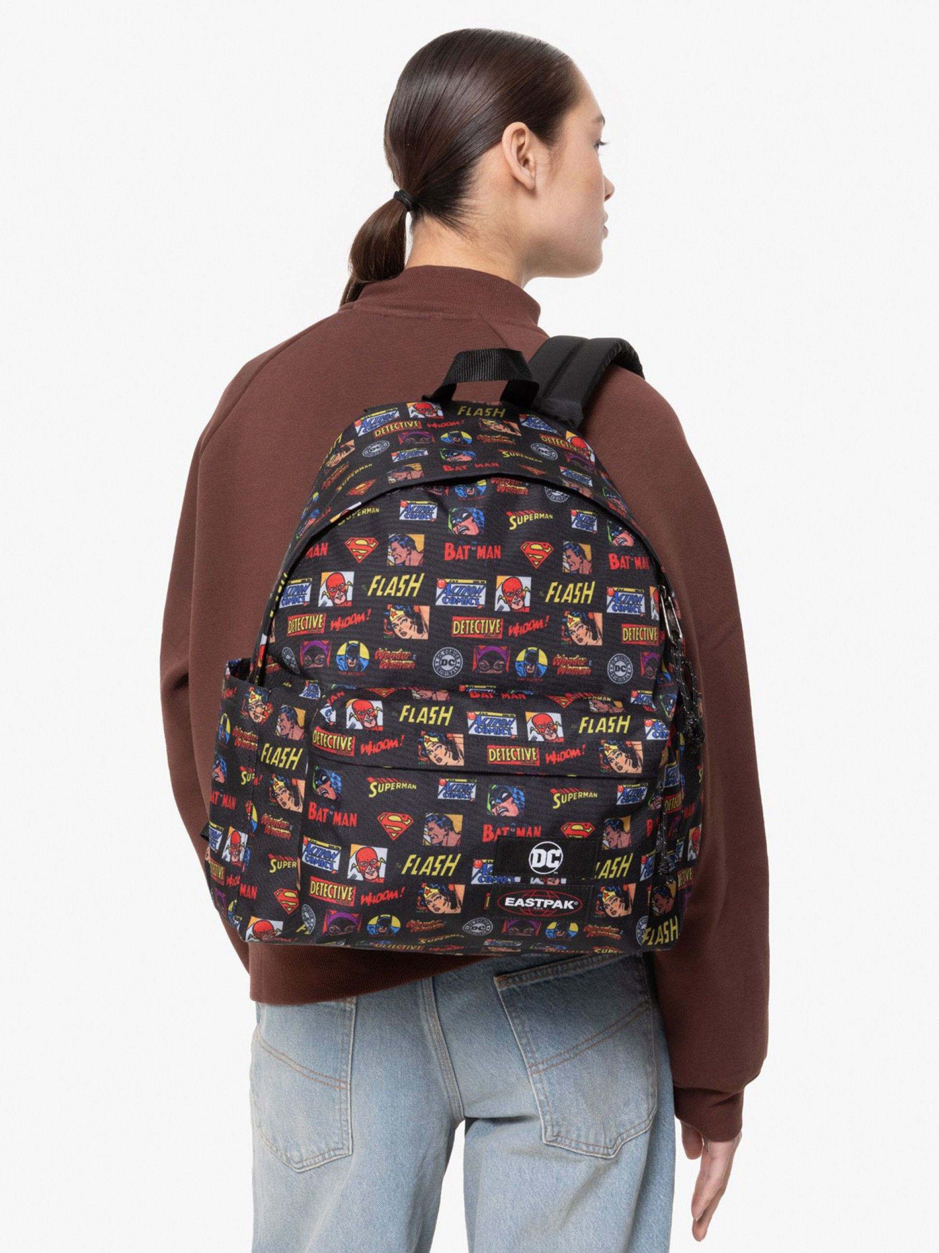 Mochila Escolar Eastpak Day Pak'R DC Icons Negra