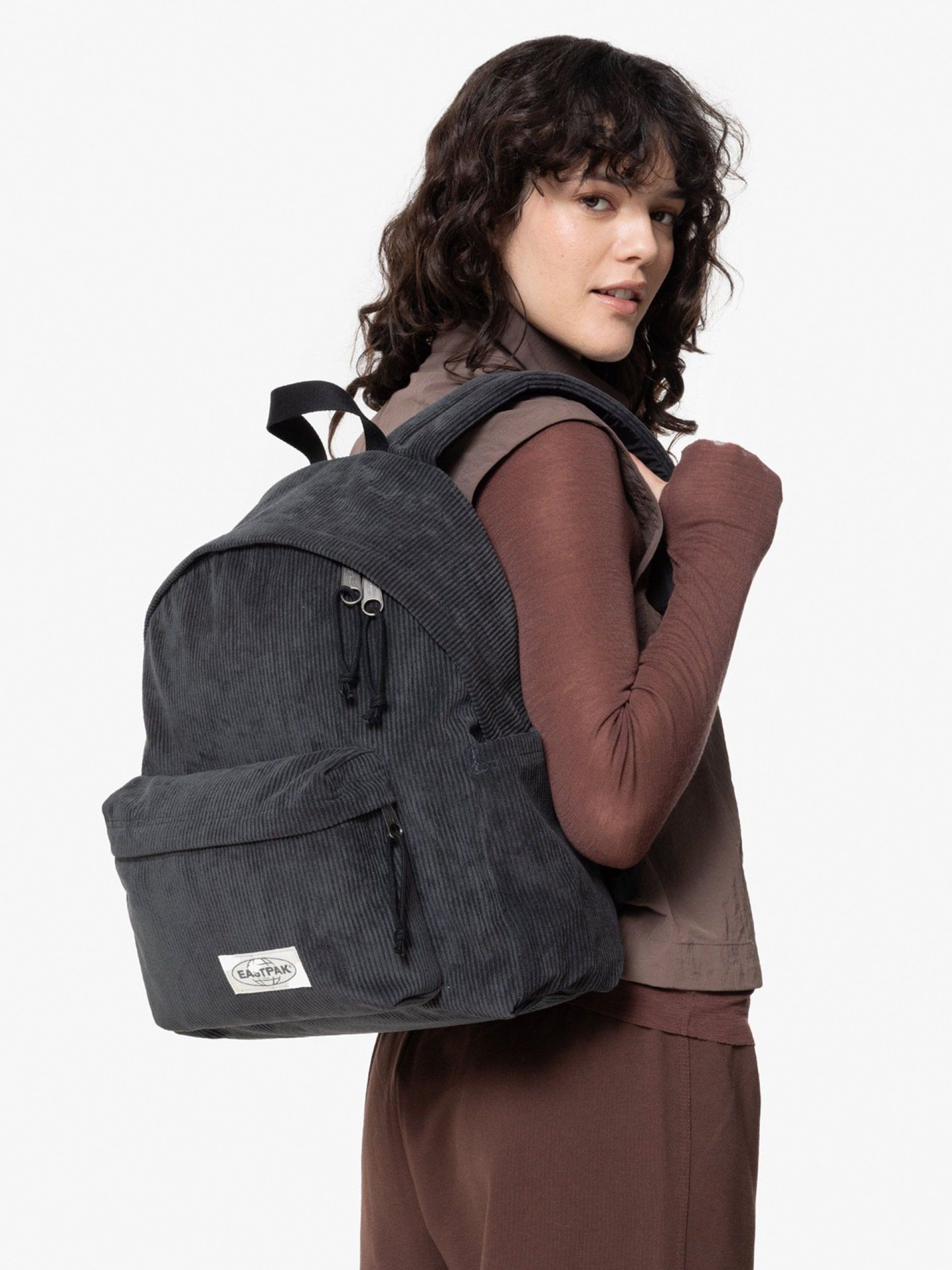 Eastpak Day Pak'R Black Suede School Backpack