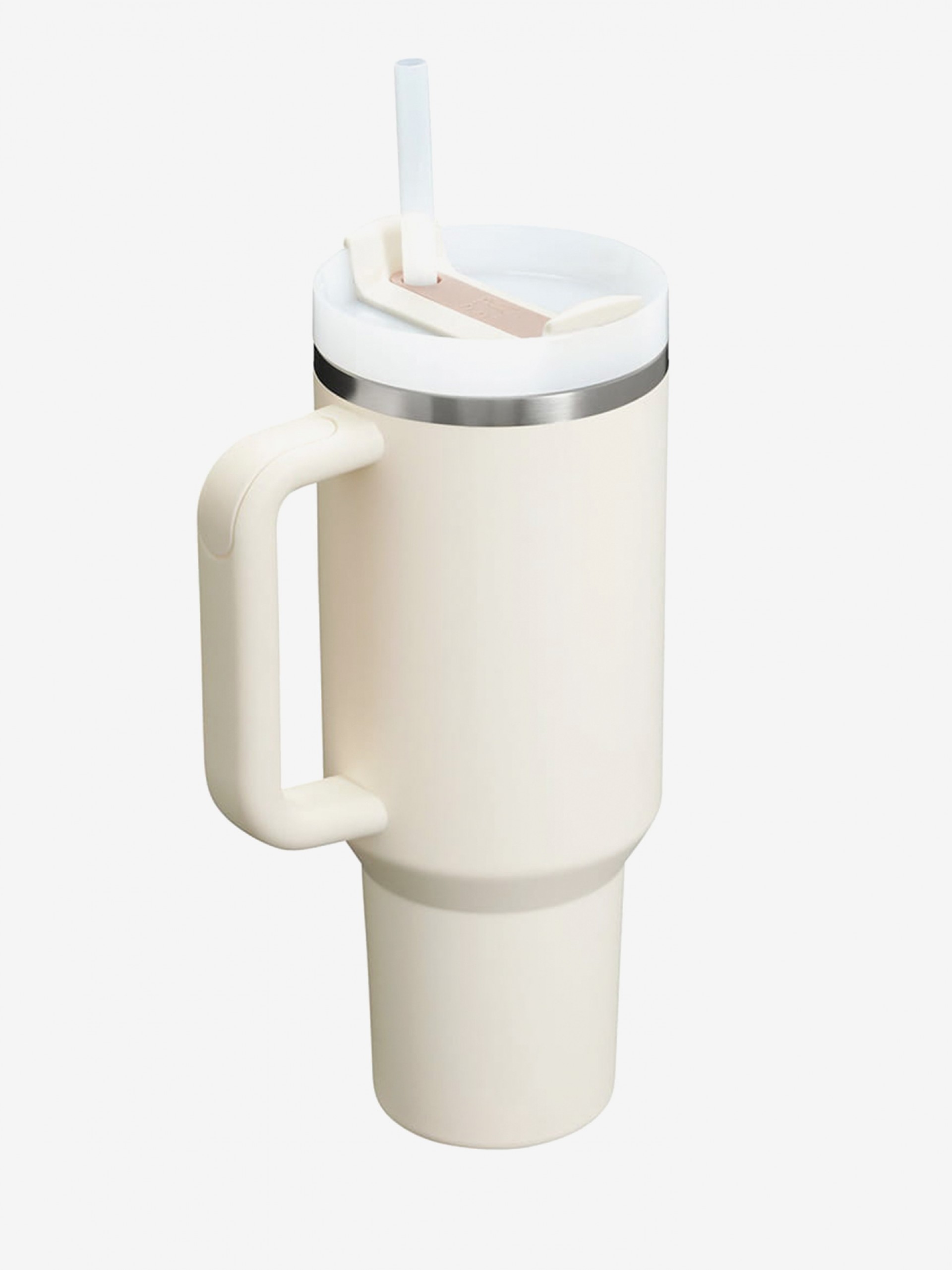 Stanley Quencher H2.0 Flowstate Tumbler 1.2L Beige Tumbler Cup