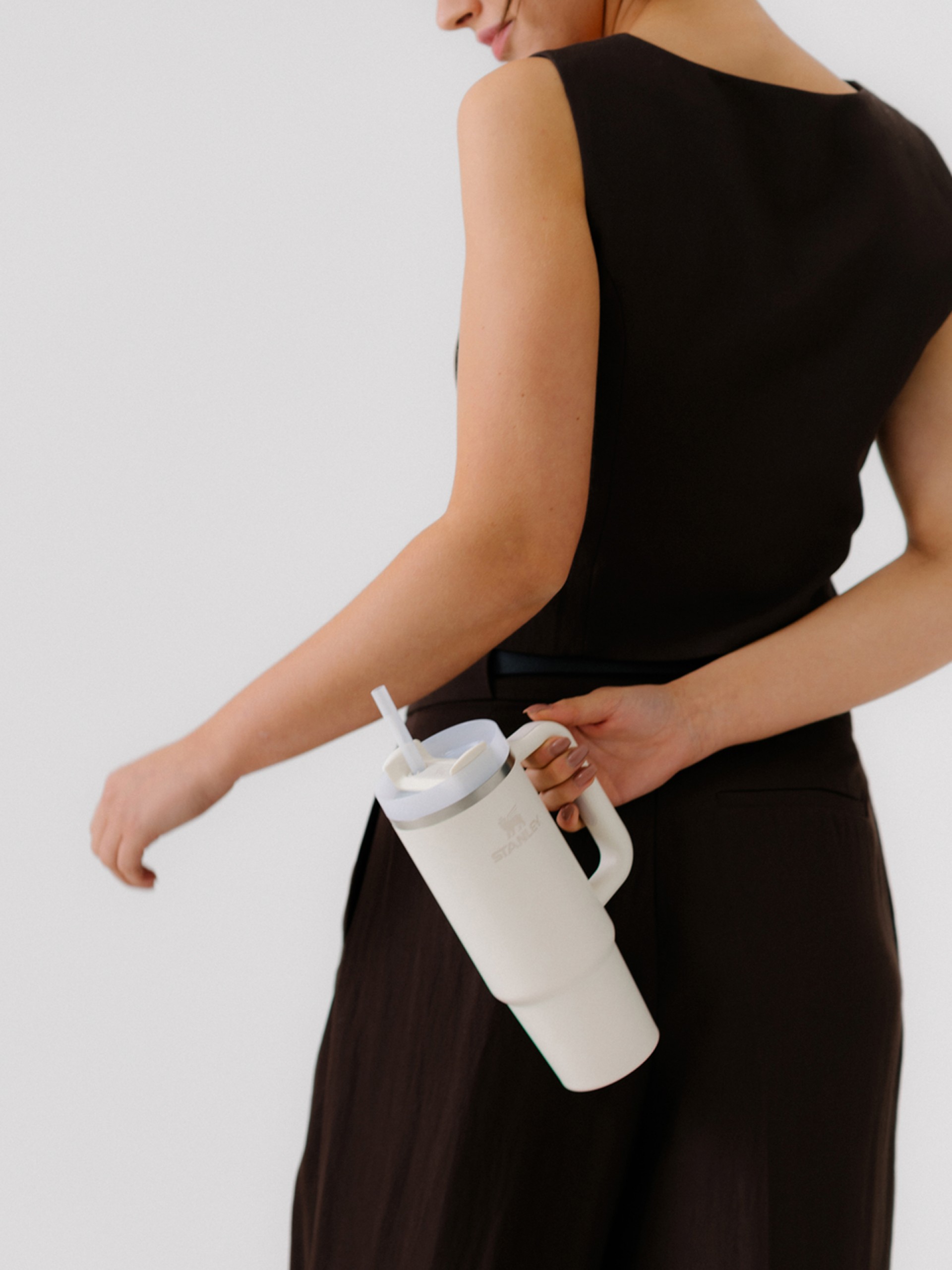 Vaso Térmico Stanley Quencher H2.0 Flowstate Tumbler 0.89L Beige