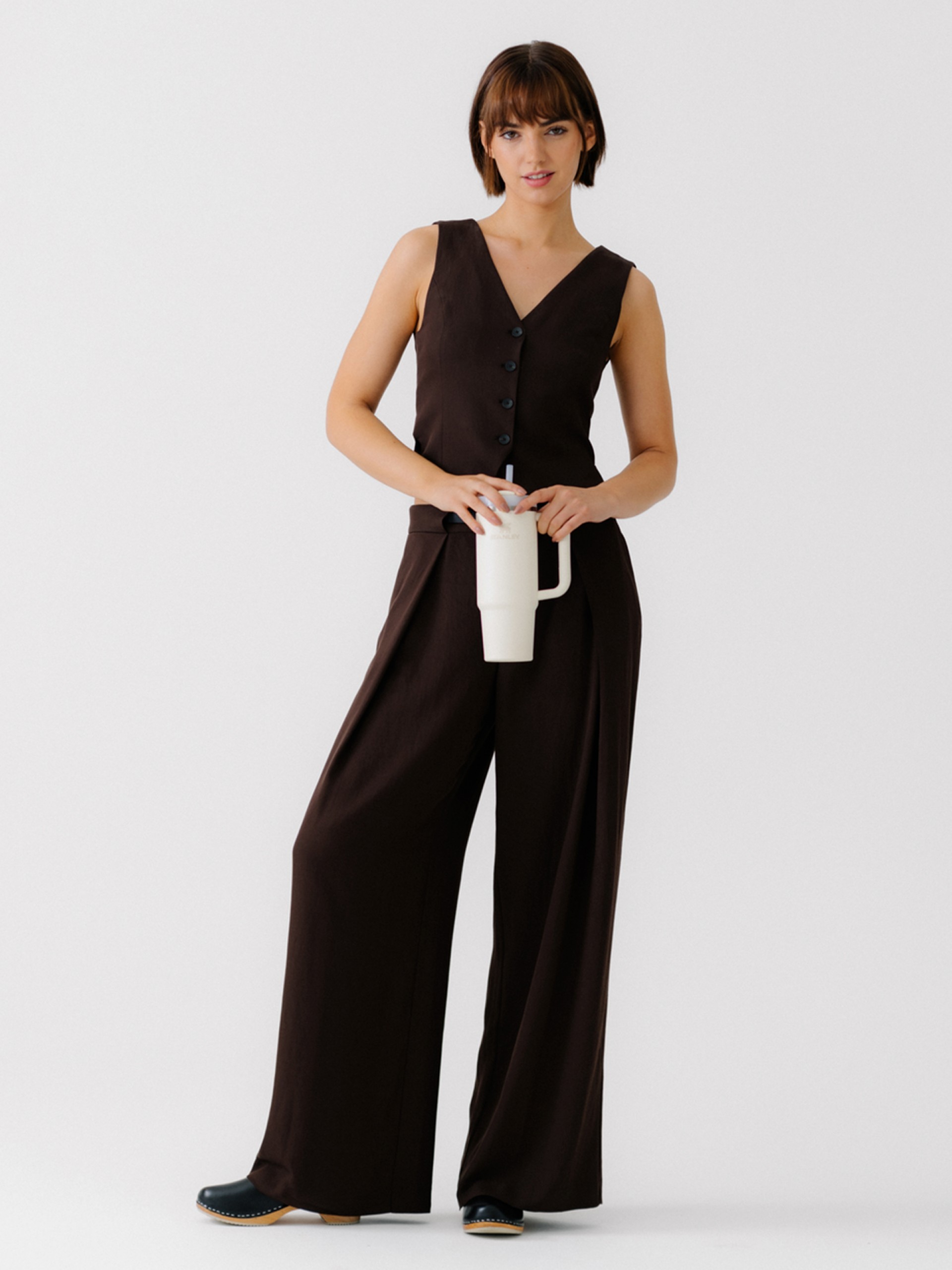 Vaso Térmico Stanley Quencher H2.0 Flowstate Tumbler 0.89L Beige