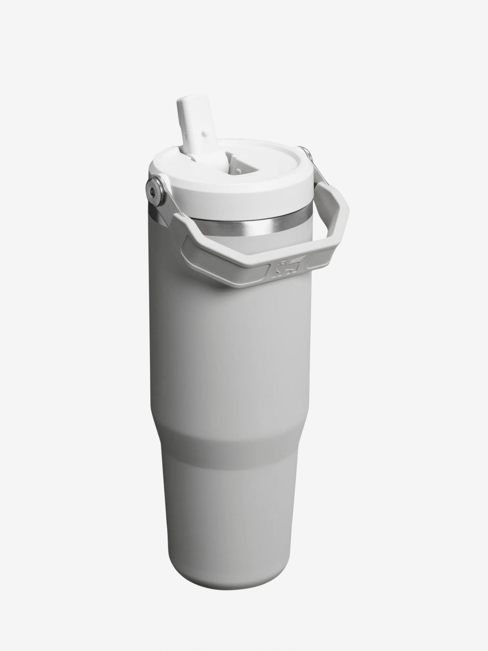 Copo Térmico Stanley The Iceflow Flip Straw 2.0 Tumbler 0.89L Cinzento