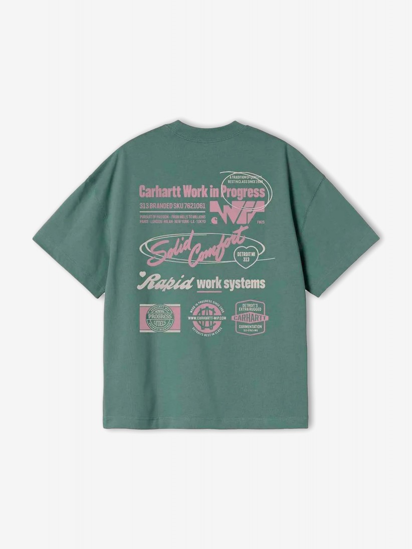 T-shirt Carhartt WIP Networks Verde