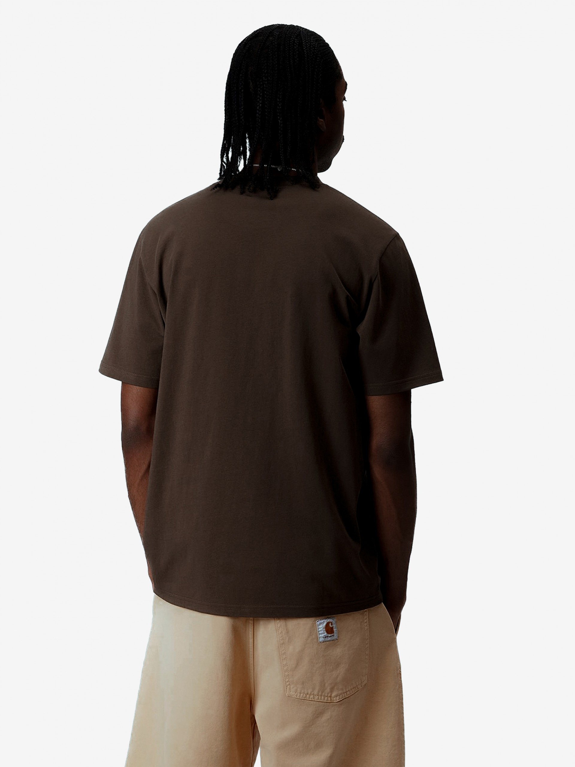 T-shirt Carhartt WIP Script Castanha