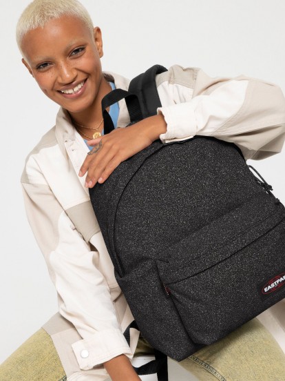 Mochila Escolar Eastpak Padded Pak'R Preta Brilhante