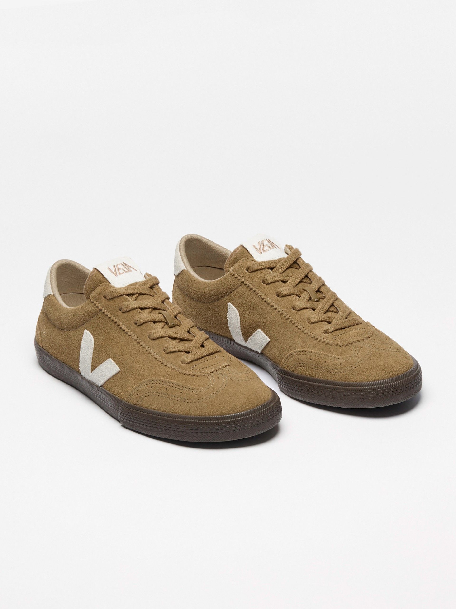 Zapatillas VEJA Volley Camel De Gamuza
