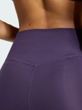 Adidas Optime Essentials Stash Pocket Full-Length Purple Training Leggings