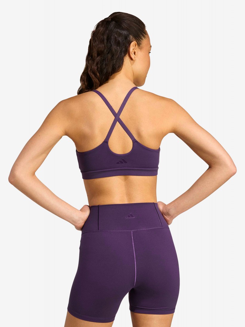 Suti Desportivo Adidas All Me Suporte Mdio Roxo