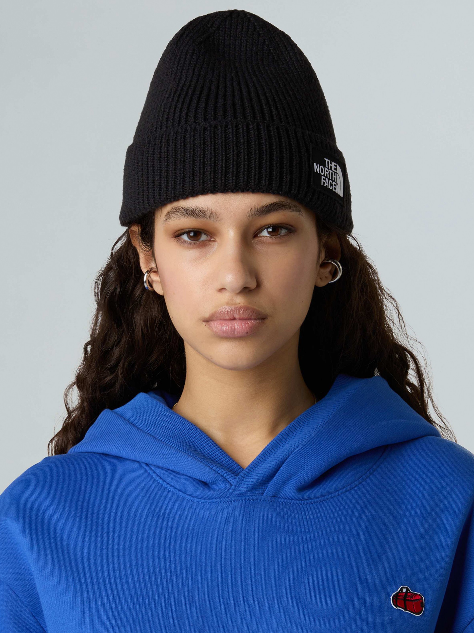 Gorro The North Face Logo Box Cuffed Preto