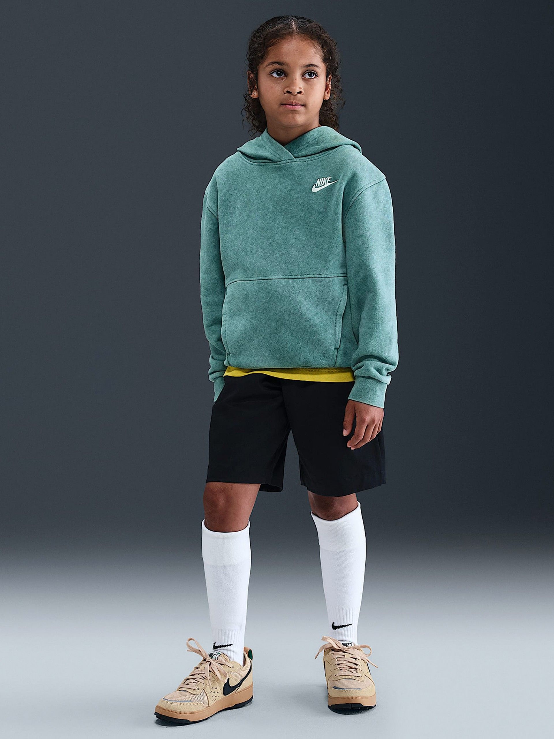 Camisola com Capuz Nike Sportswear Júnior Azul