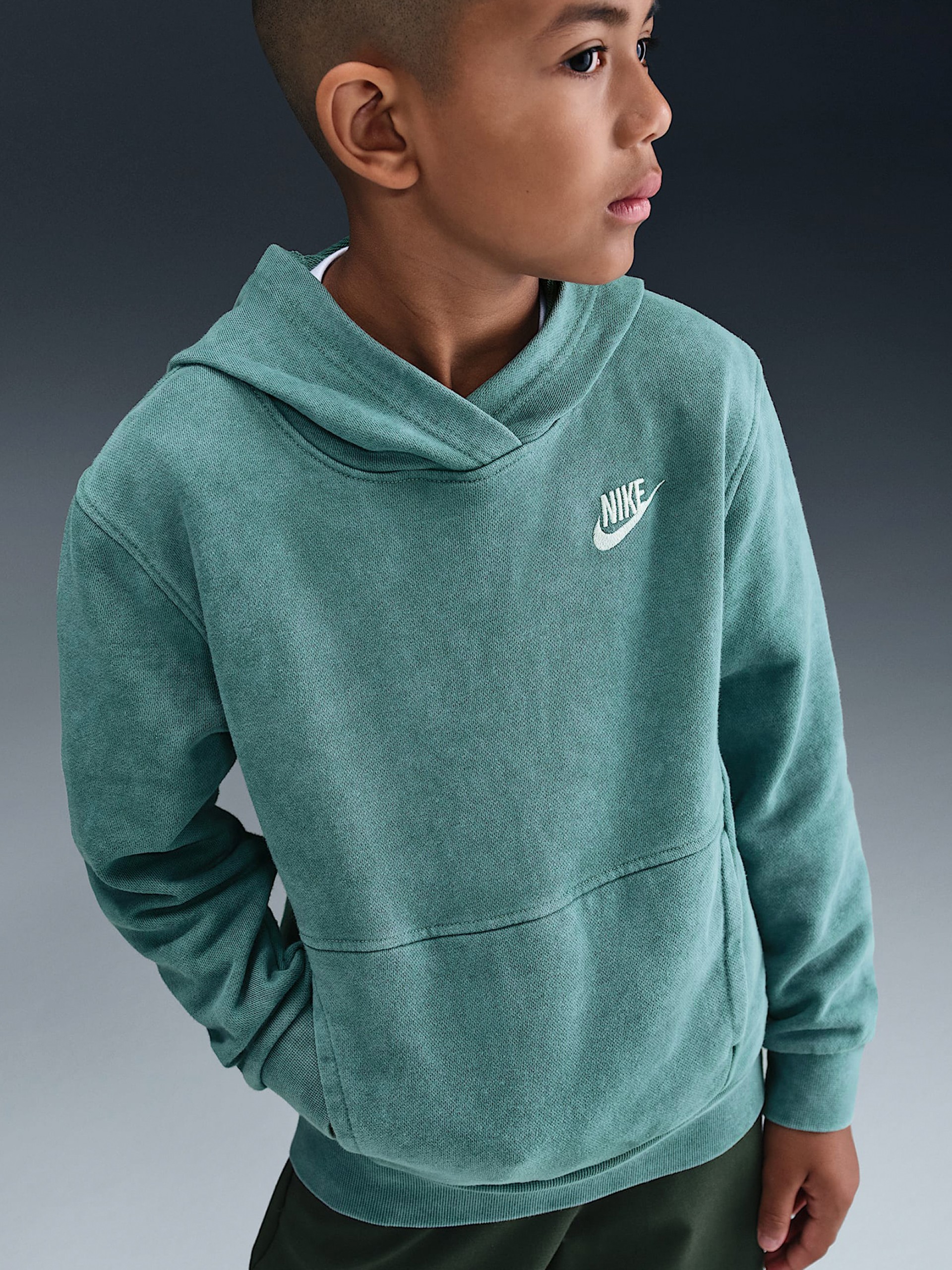 Camisola com Capuz Nike Sportswear Júnior Azul