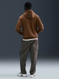 Camisola com Capuz Nike Club Fleece Castanha Para Homem