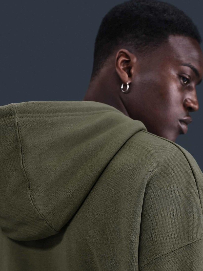 Camisola com Capuz Nike Club Verde Para Homem
