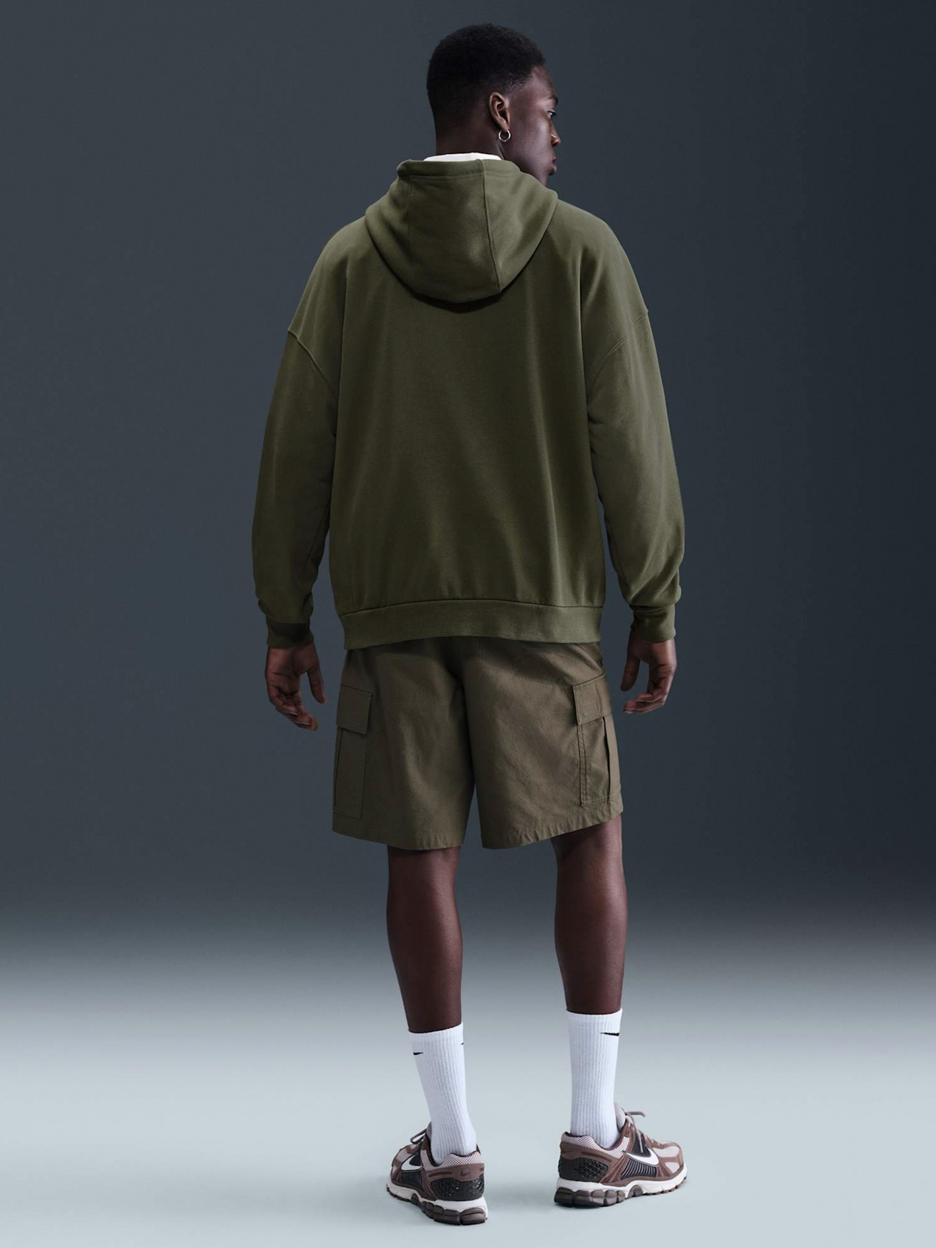 Sudadera con Capucha Nike Club Verde Para Hombre