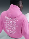 Camisola com Capuz Nike Solo Swoosh Rosa Para Homem