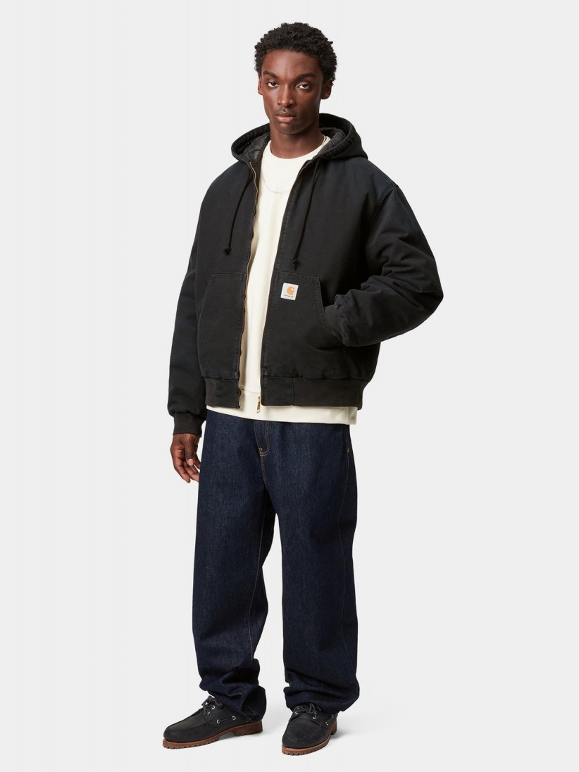 Chaqueta con Capucha Carhartt OG Active Negra Chaqueta con Capucha Carhartt OG Active Negra