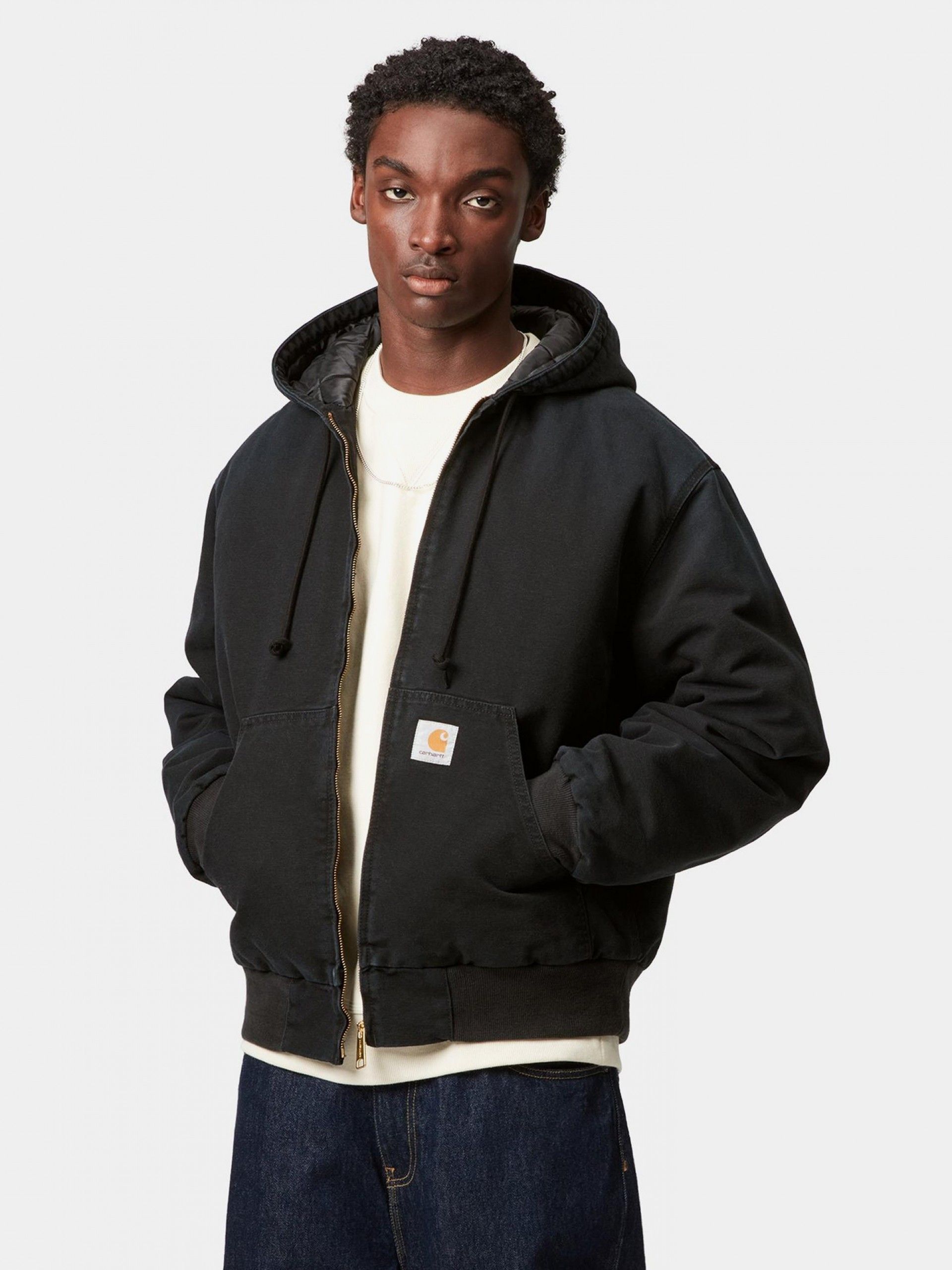 Casaco com Capuz Carhartt OG Active Preto