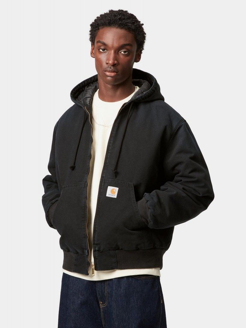 Chaqueta con Capucha Carhartt OG Active Negra