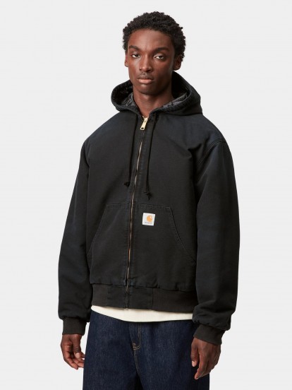 Carhartt OG Active Black Hooded Jacket