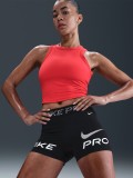 Nike Pro Mid-Rise 7.5cm Black Biker Shorts For Women
