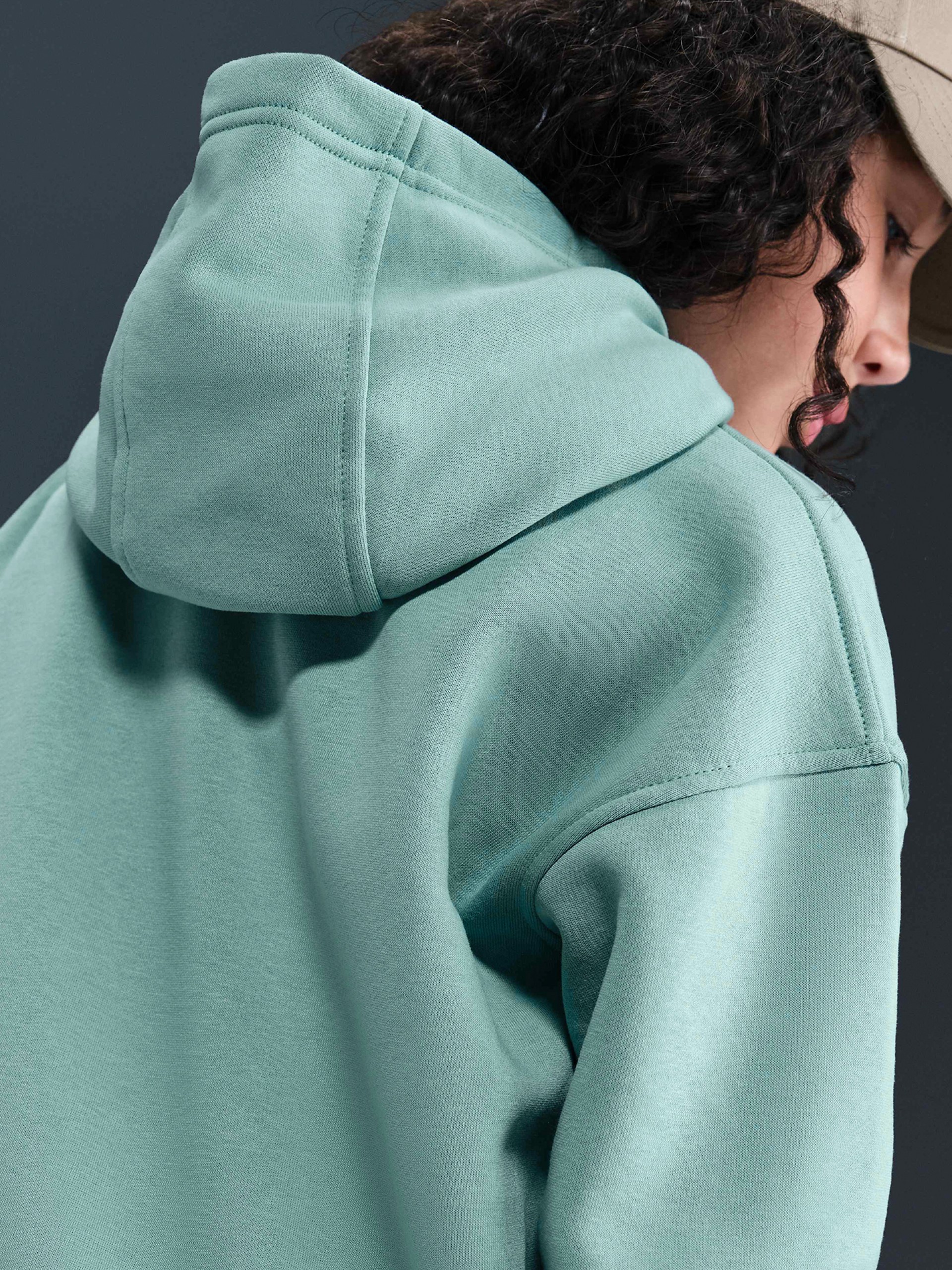 Chaqueta con Capucha Nike Sportswear Club Fleece Júnior Verde