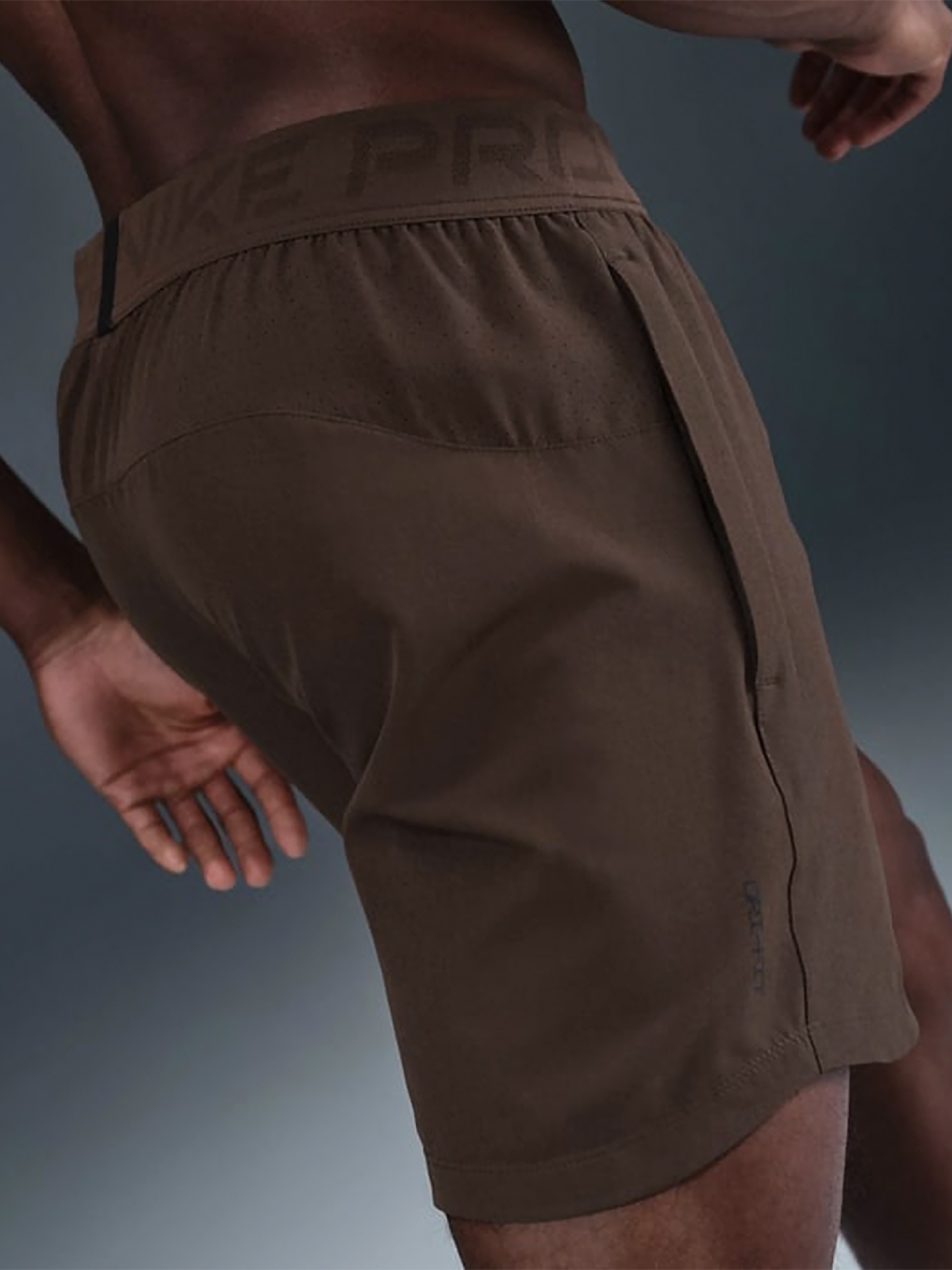 Nike Pro Dri-FIT 15cm Brown Training Shorts For Men