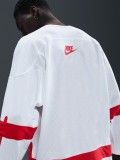 Camisola Nike Sportswear Club Branca e Vermelha Para Homem