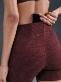 Nike Zenvy High Rise 13cm Burgundy Biker Shorts For Women