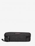 Estojo Eastpak Oval Single Preto Brilhante