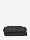 Estojo Eastpak Oval Single Preto Brilhante