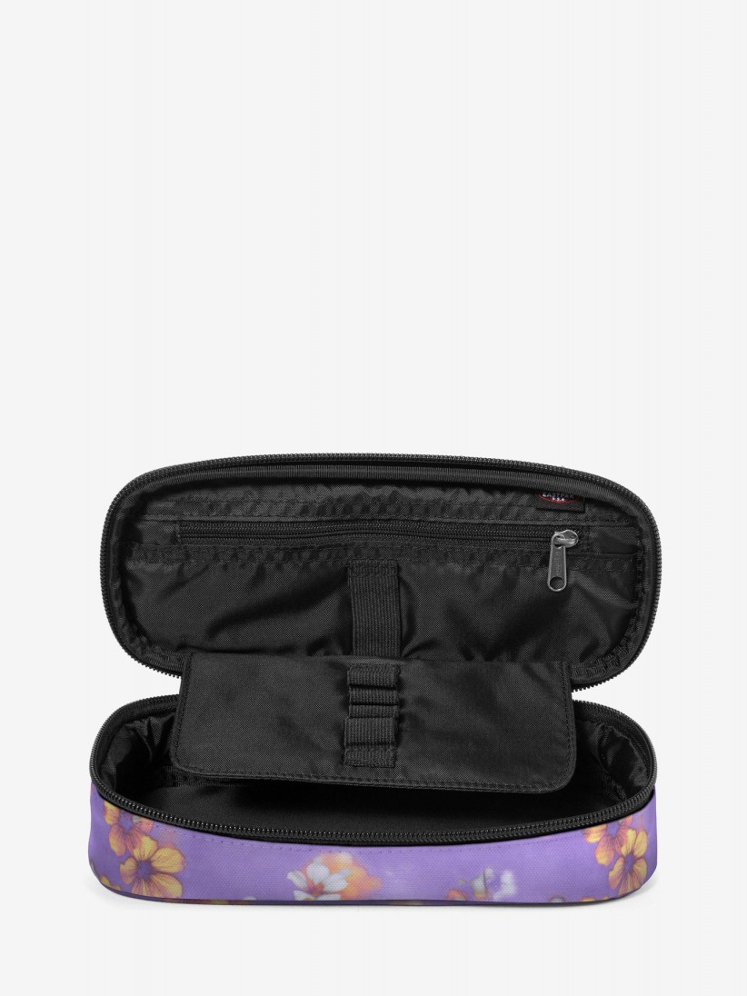 Estojo Eastpak Oval Single Floral Fade Lils