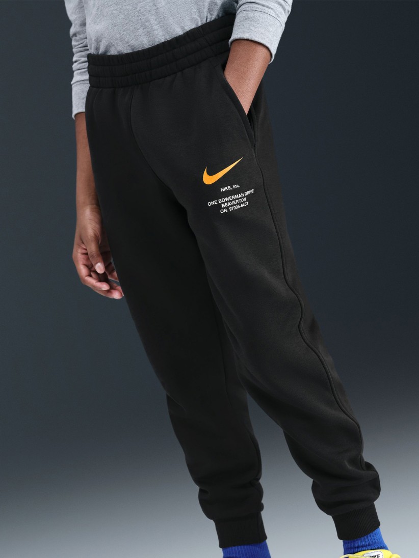 Nike Sportswear Fleece Junior Black Trousers